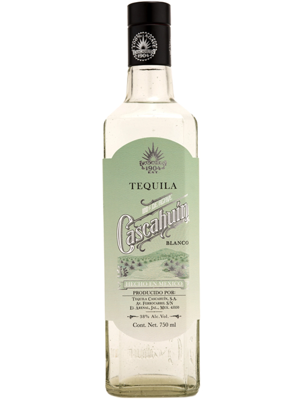Cascahuin Blanco 100% Agave Tequila 750ml